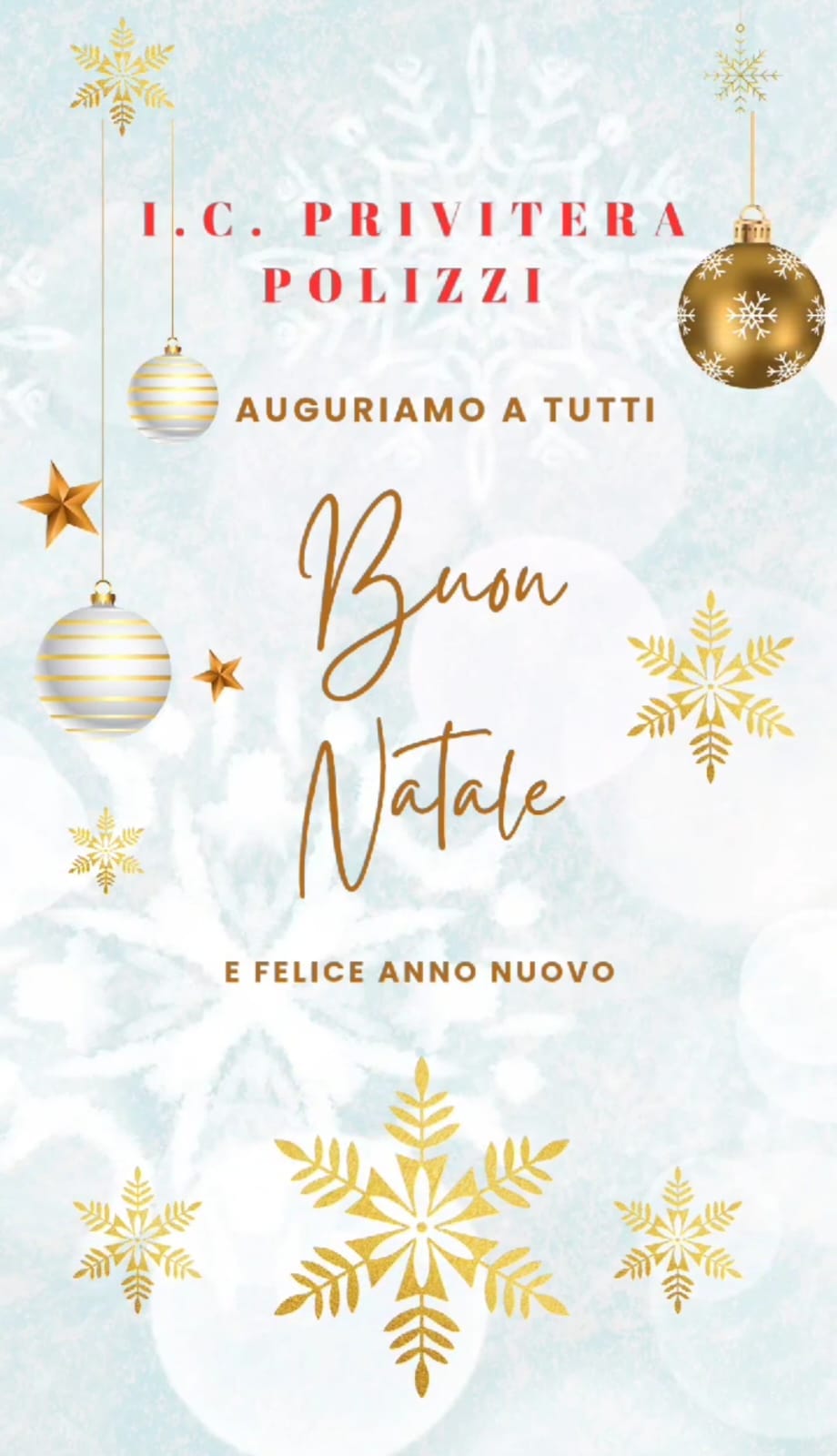 Auguri Di Buon Natale Logo Istituto Comprensivo Privitera Polizzi